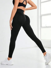 Black High-Waisted Athletic Leggings for Women Woman Leggings