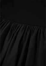 Black Long-Sleeved Peplum Top for Women Woman T Shirts