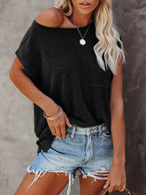Black Off Shoulder Top and Denim Shorts for Women Woman T Shirts