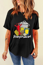 Black Oversized Crawfish Boil Graphic T-Shirt for Women Woman T Shirts