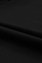 Black Puff Sleeve Cotton Blend Blouse Woman T Shirts