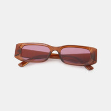 Black Rectangular UV400 Polycarbonate Sunglasses Sunglasses