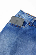 Blue Denim Wrap Skirt with Pockets Mini Length Woman Skirts