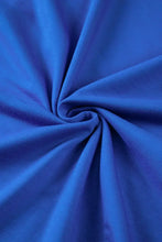 Blue Oversized Short Sleeve T Shirt with Pocket for Women Woman T Shirts