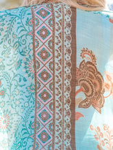 Bohemian Patchwork Kimono Beach Cover-Up for Women Swimwear Cover-Ups