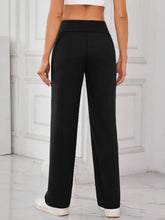 Brown High Waisted Wide Leg Lounge Pants Woman Leggings
