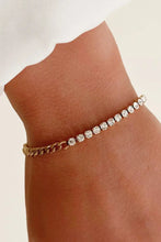 Inlaid Zircon Stainless Steel Bracelet Necklaces