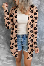 Printed Button Front Longline Cardigan Woman Outerwear