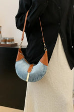Contrast Denim Shoulder Bag Shoulder Bags