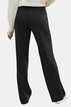 Decorative Button High Rise Pants Woman Pants