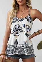 Bohemian Fashion Print Spaghetti Straps Loose Tank Tanks & Camis