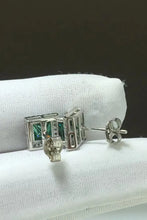 2 Carat Moissanite Square Stud Earrings Earrings