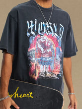 Men's Graphic Round Neck Half Sleeve T-Shirt Mens Tops