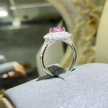 1 Carat Moissanite Zircon 925 Sterling Silver Ring Rings