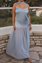 Adjustable Strap Maxi Cami Dress with Scarf Woman Maxi Dress