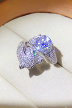 2 Carat Moissanite Adjustable Animal Ring Rings