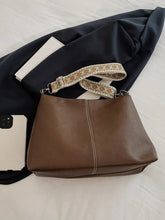 PU Leather Geometric Pattern Strap Shoulder Bag Shoulder Bags