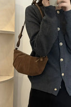 Suede Croissant Shape Shoulder Bag Shoulder Bags