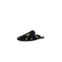 Square Toe Block Heels Loafers Black Woman Loafers