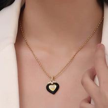 Titanium Steel Heart Shape Necklace Necklaces