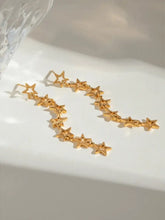 Stainless Steel Cutout Star Earrings Earrings