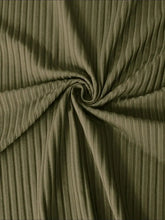 Men's Full Size Ribbed Knit Short Sleeve Round Neck T-Shirt Plus Size Mens Tops