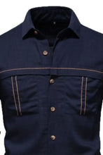 Men's Button Down Collared Neck Shirt Mens Tops