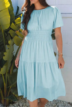 Round Neck Half Sleeve Dress Casual Dresses