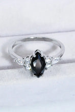 925 Sterling Silver Black Agate Ring Black Rings