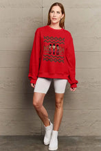 Simply Love Full Size Nutcracker Graphic Long Sleeve Sweatshirt Scarlet Woman Sweatshirts