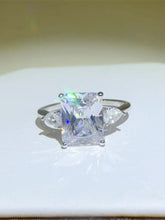 3 Carat Moissanite 925 Sterling Silver Square Shape Ring Rings
