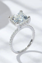 5.52 Carat Moissanite Side Stone Ring Rings