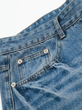 Men's Wide Leg Relaxed Fit Denim Shorts Denim Shorts