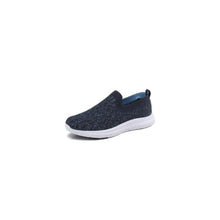 Round Toe Flats Athletic Blue Woman Athletic Shoes