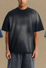 Men's Round Neck Half Sleeve T-Shirt Black Mens Tops