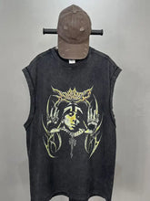 Men's Graphic Round Neck Tank Mens Tops