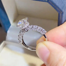 2 Carat Moissanite 925 Sterling Silver Ring Rings