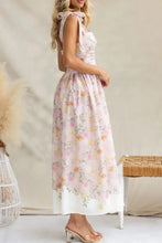 Printed Tie Shoulder Midi Cami Dress Casual Dresses