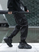 Men's Plus Size Cargo Jogger Pants with Multi Pockets Woman Sweatpants