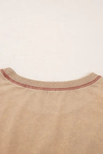 Mineral Wash Stud Beaded Star Pocketed T Shirt Dress Casual Dresses