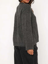 Open Front Tied Sweater Cardigan Cardigans
