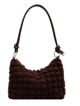 Quilted Bubble Textured Shoulder Bag Shoulder Bags