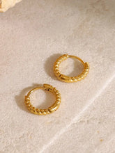 18K Gold-Plated Stainless Steel Huggie Earrings Earrings