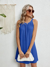 Round Neck Sleeveless Mini Dress Casual Dresses