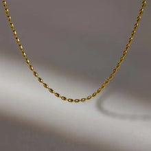 Titanium Steel Beaded Necklace Gold One Size Necklaces