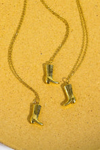 Cowboy Boot Pendant Stainless Steel Necklace Necklaces