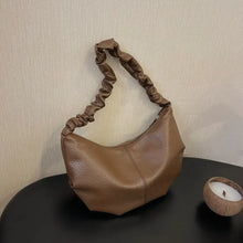 PU Leather Shoulder Bag Brown One Size Handbags