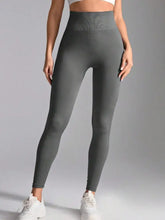 High Waist Active Leggings Gray Woman Leggings