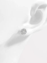 925 Sterling Silver Zircon Star Stud Earrings Earrings