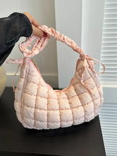 Bubble Texture Ruched Strap Quilted Shoulder Bag Shoulder Bags
